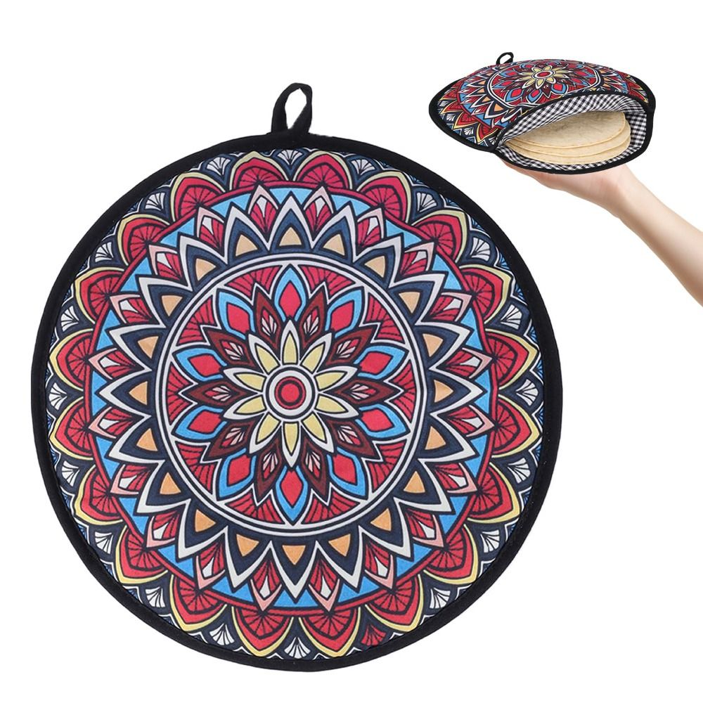 Tortilla Warmer Cloth - Microwavable Tortilla Warmer Pouch Insulated Heat