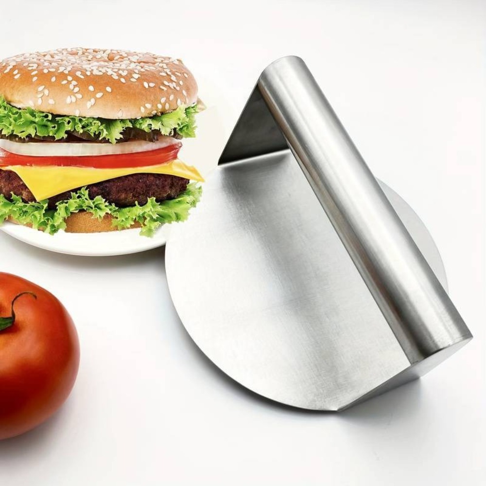 Home Cooking Steak - Smash Burger Press for Griddle Stainless