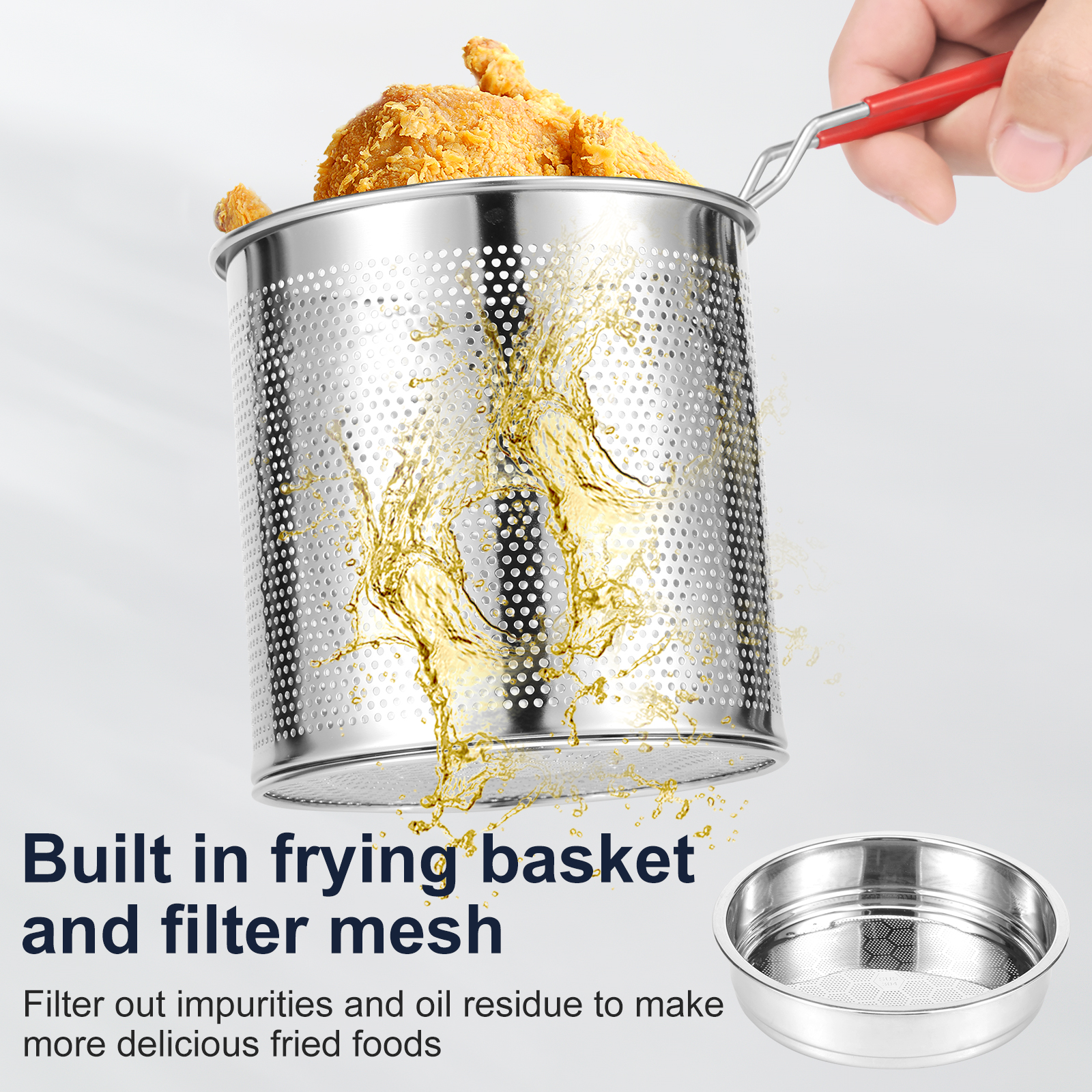 Deep Fryer Pots Stainless Stee - đánh giá và giá Crepe Pan Nonstick