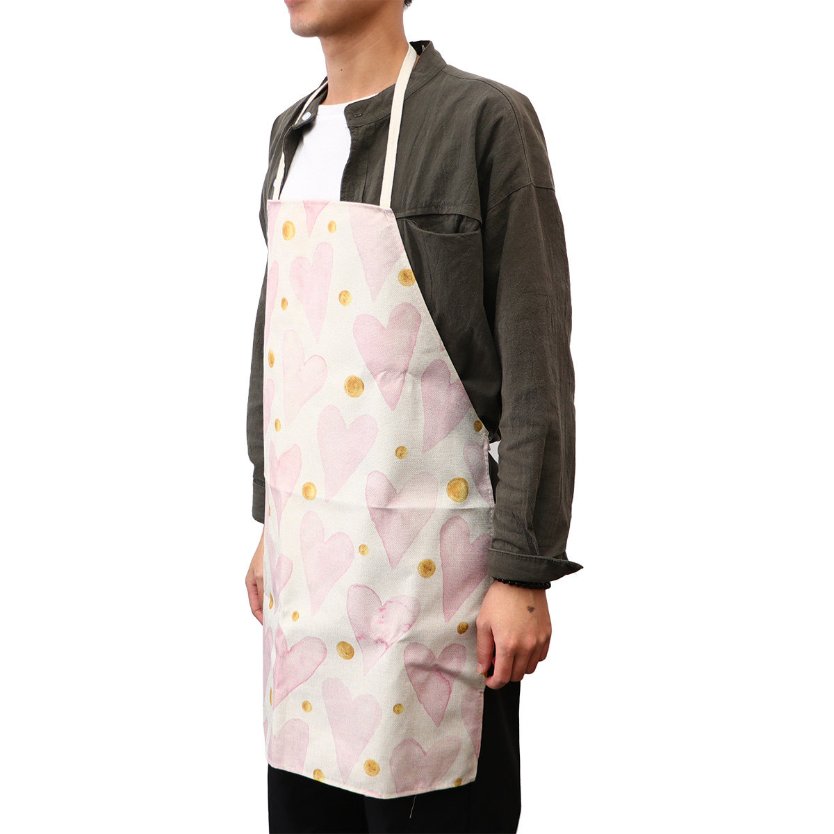 Stain Repellent Heart Printed  - đánh giá và giá Home Cooking Service