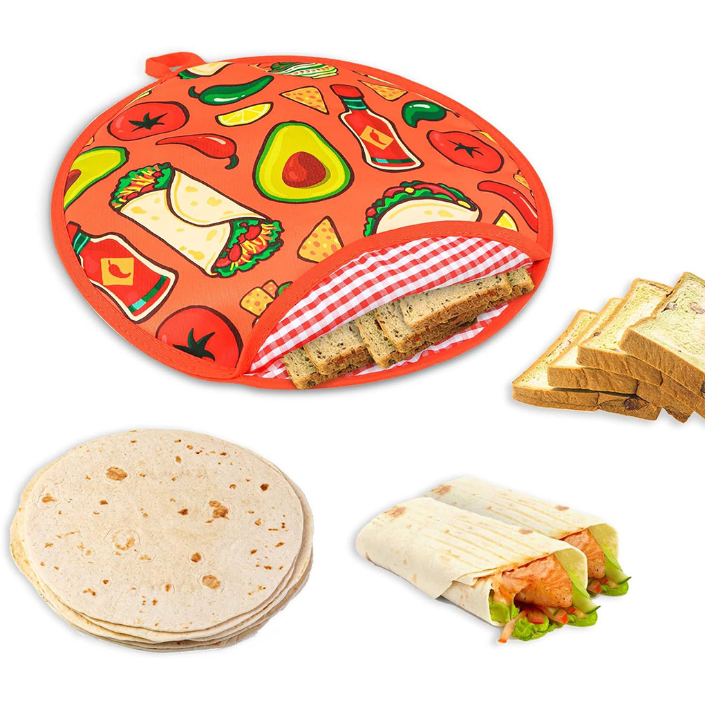 12in Cloth Bag Burrito Portabl - đánh giá và giá Tortilla Warmer Cloth