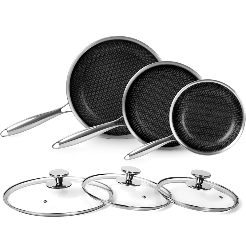 Stainless Steel Frying Pan wit - đánh giá và giá Crepe Pan Nonstick