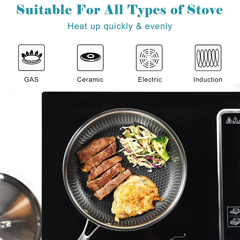 LMETJMA Stainless Steel Frying - đánh giá và giá Crepe Pan Nonstick