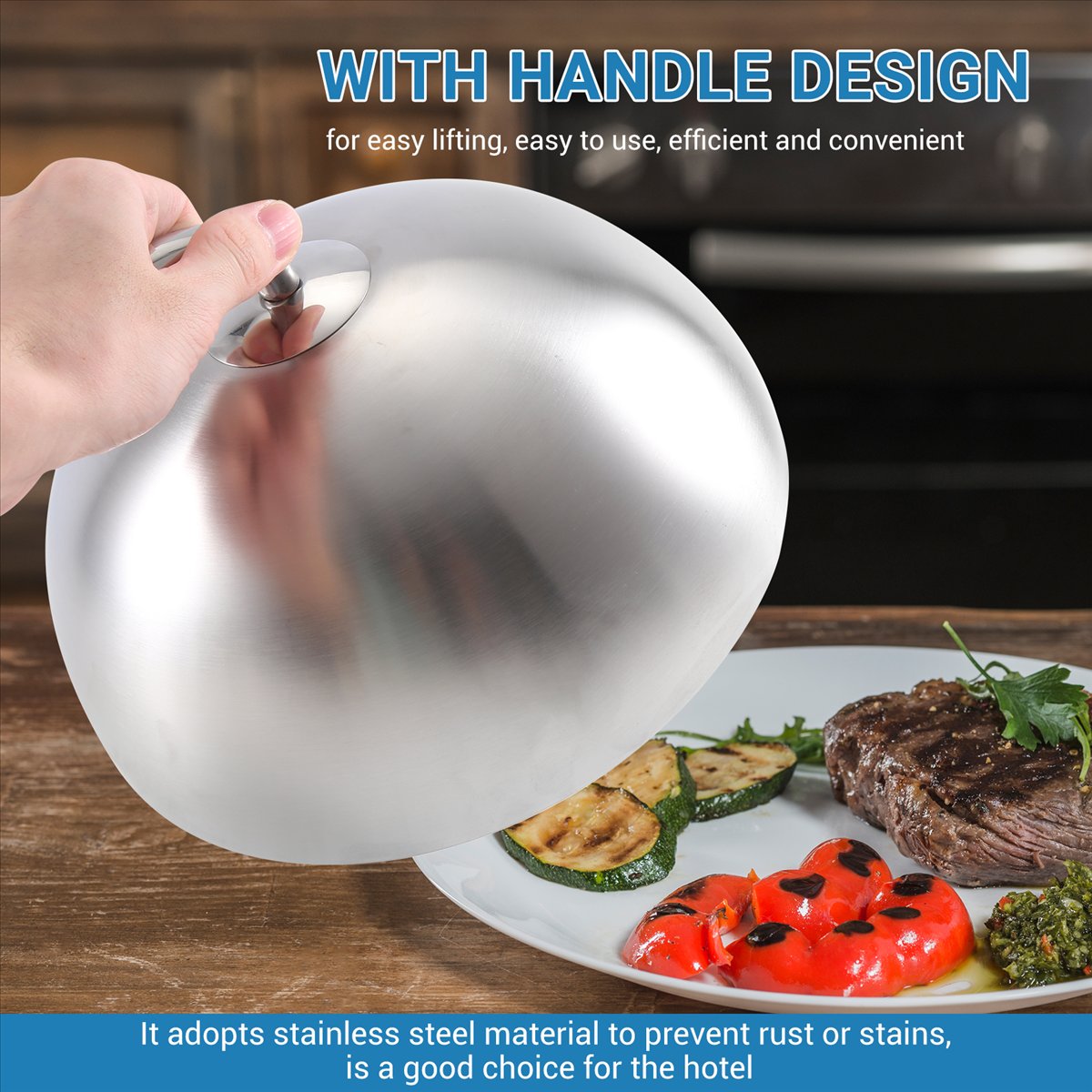 1Pcs 24cm Stainless Steel Stea - đánh giá và giá Home Cooking Steak