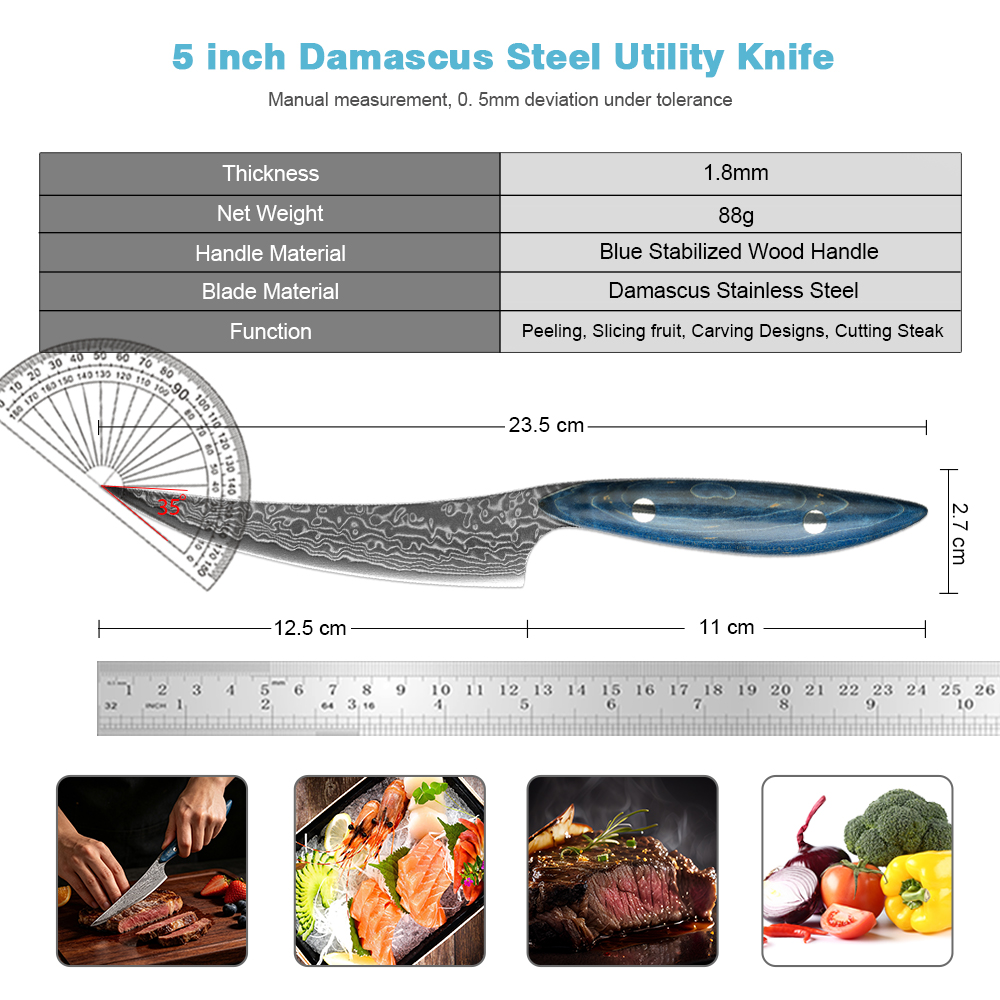 XITUO Damascus Steel 5
