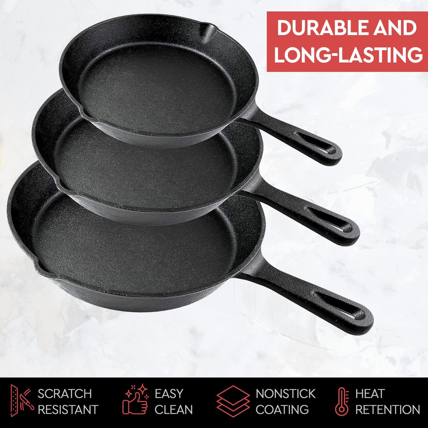 14/16/20cm Cast Iron Frying Pa - đánh giá và giá Crepe Pan Nonstick