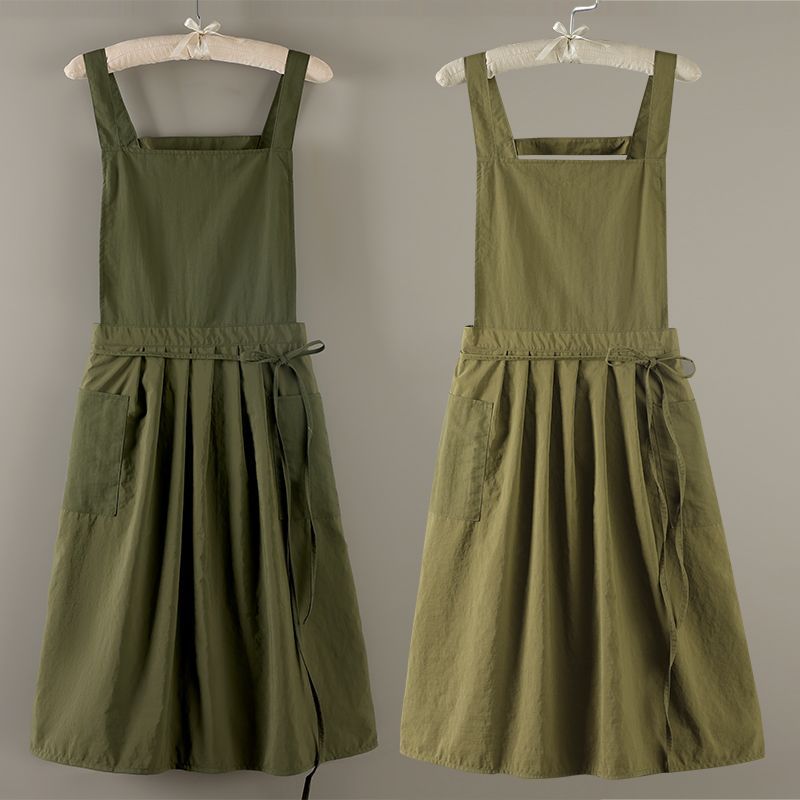 Elegant Ruffled Bib Apron, Sta - đánh giá và giá Home Cooking Service