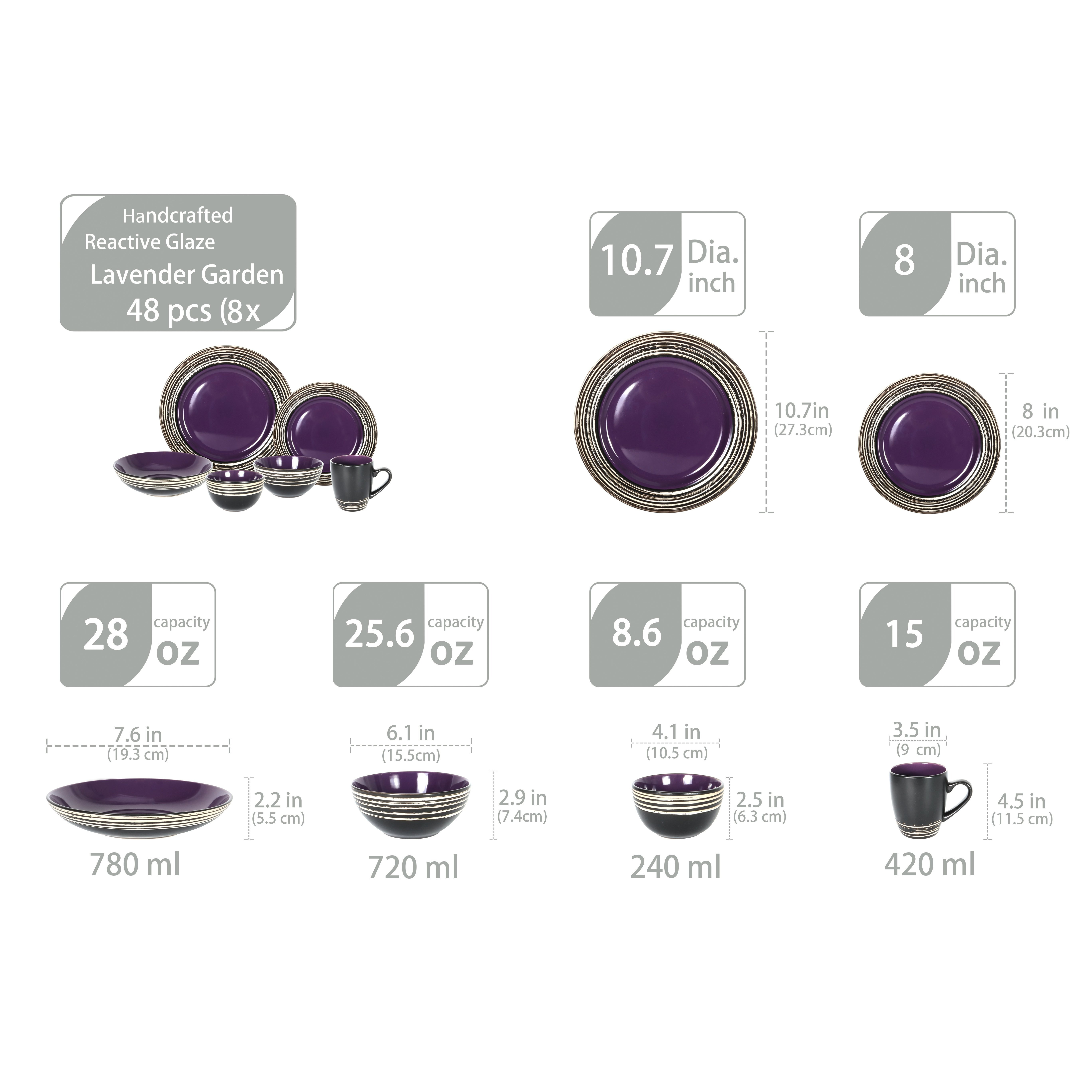 48pcs Stoneware Dinnerware Set - đánh giá và giá Home Cooking Service