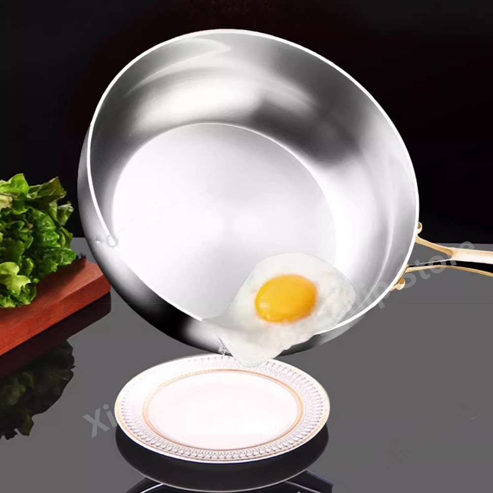 316 Stainless Steel Frying Pan - đánh giá và giá Crepe Pan Nonstick