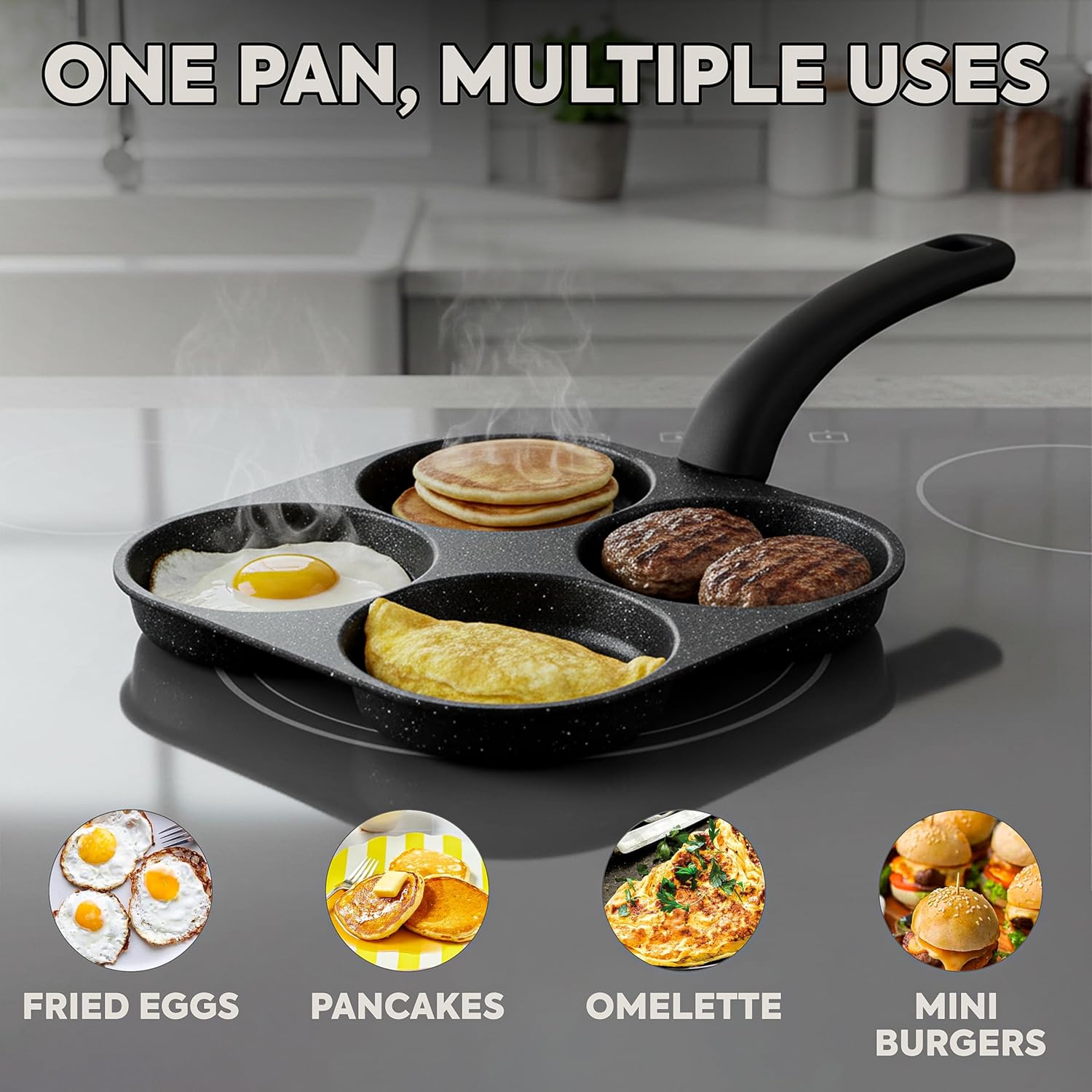 Egg Frying Pan Nonstick Pancak - đánh giá và giá Crepe Pan Nonstick