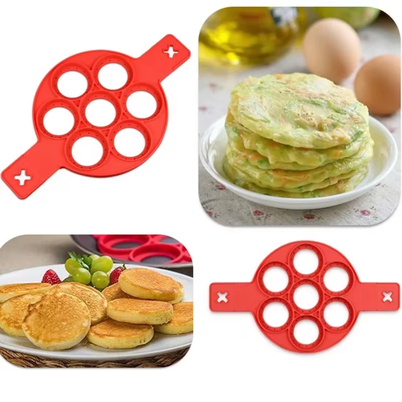 Silicone Non Stick Pot 7-Hole  - đánh giá và giá Crepe Pan Nonstick