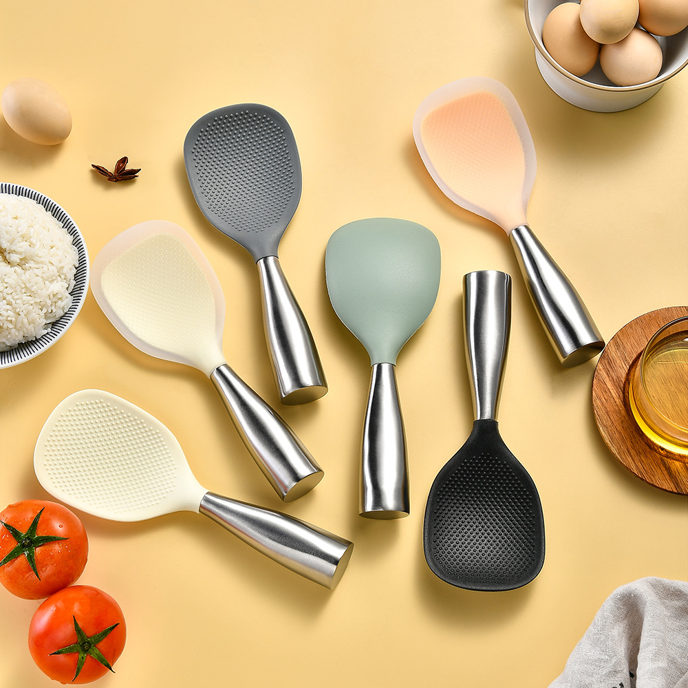 1/5Pcs Non-stick Silicone Spoo - đánh giá và giá Crepe Pan Nonstick